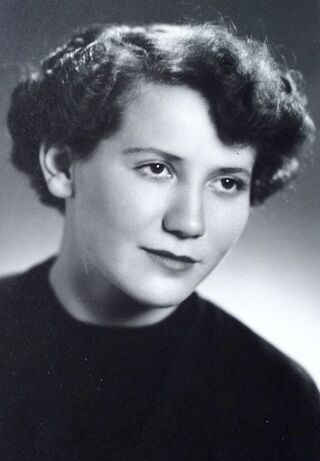 Marianna Pevná, dobové foto. Zdroj: archiv pamětnice